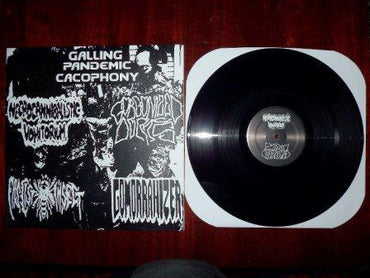 Necrocannibalistic Vomitorium / Gorgonized Dorks / Fascist Insect / Gomorrahizer : Galling Pandemic Cacophony (LP, Spl)