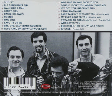 Frankie Valli And The The Four Seasons : The Very Best Of Frankie Valli And The Four Seasons (CD, Comp, RM)