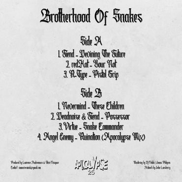 Various : Brotherhood Of Snakes (12", Comp)