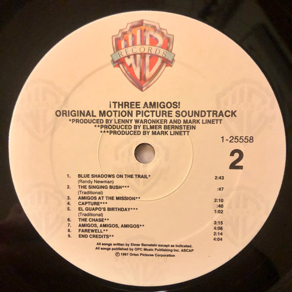 Various : ¡Three Amigos! (Original Motion Picture Soundtrack) (LP, Album)