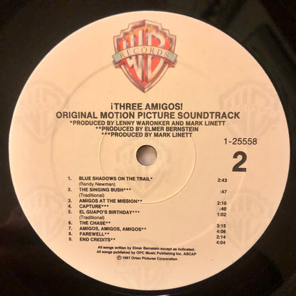 Various : ¡Three Amigos! (Original Motion Picture Soundtrack) (LP, Album)