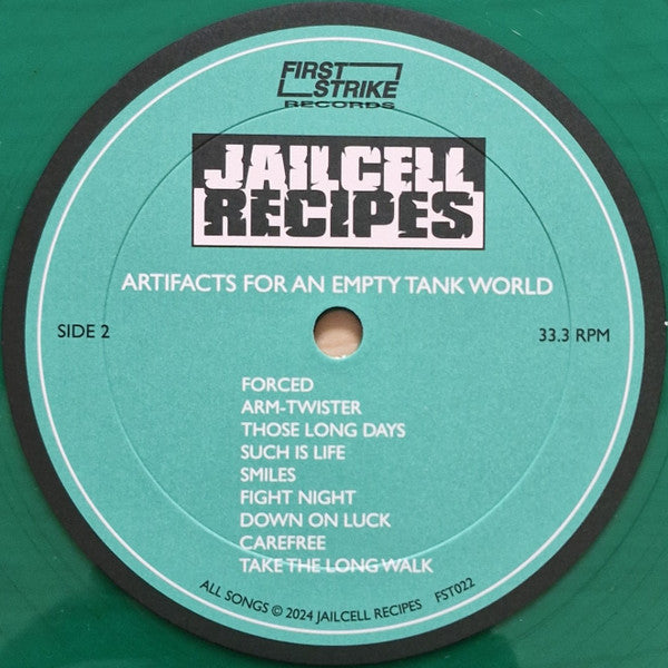 Jailcell Recipes : Artifacts For An Empty Tank World (LP, Comp, Ltd, Num, RM, Gre)