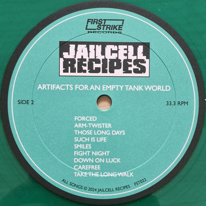 Jailcell Recipes : Artifacts For An Empty Tank World (LP, Comp, Ltd, Num, RM, Gre)