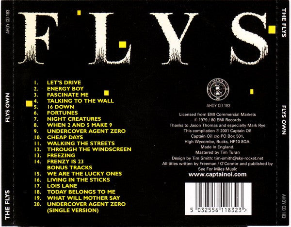 The Flys (2) : Flys Own (CD, Album)
