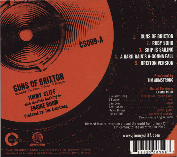 Jimmy Cliff : Sacred Fire EP (CD, EP)