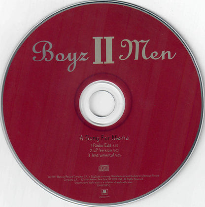 Boyz II Men : A Song For Mama (CD, Single)