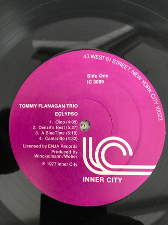 Tommy Flanagan Trio : Eclypso (LP, Album)