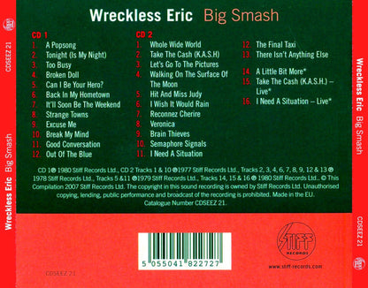 Wreckless Eric : Big Smash (CD, Album, RE, RM + CD, Comp, RE, RM)