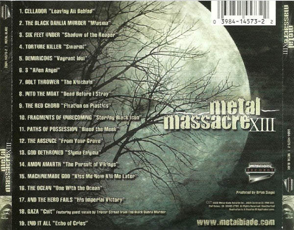 Various : Metal Massacre XIII (CD, Comp)