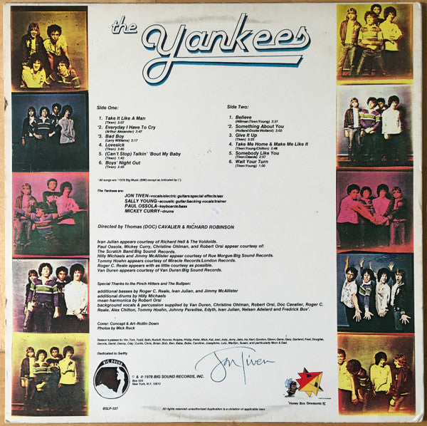The Yankees : High 'N' Inside (LP, Album)
