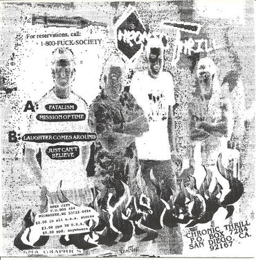 Chronic Thrill : Fatalism (7", EP, Tra)