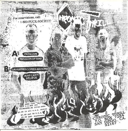 Chronic Thrill : Fatalism (7", EP, Tra)