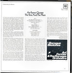 Art Farmer Quintet : The Time And The Place (LP, Album)