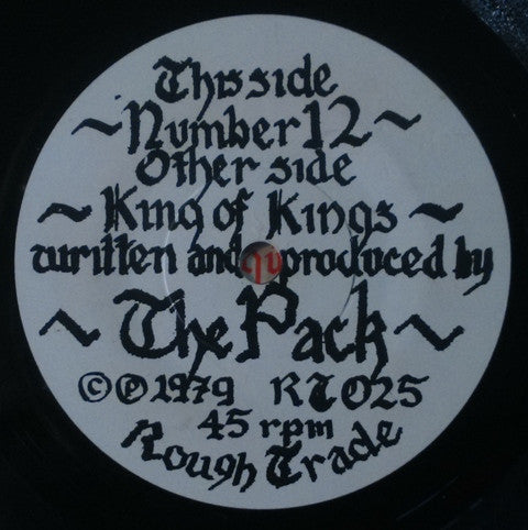 The Pack (3) : King Of Kings (7", Single, RE, Lyn)