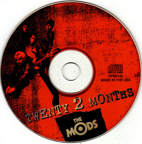 The Mods (10) : Twenty 2 Months (CD)