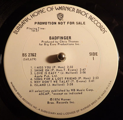 Badfinger : Badfinger (LP, Album, Promo)