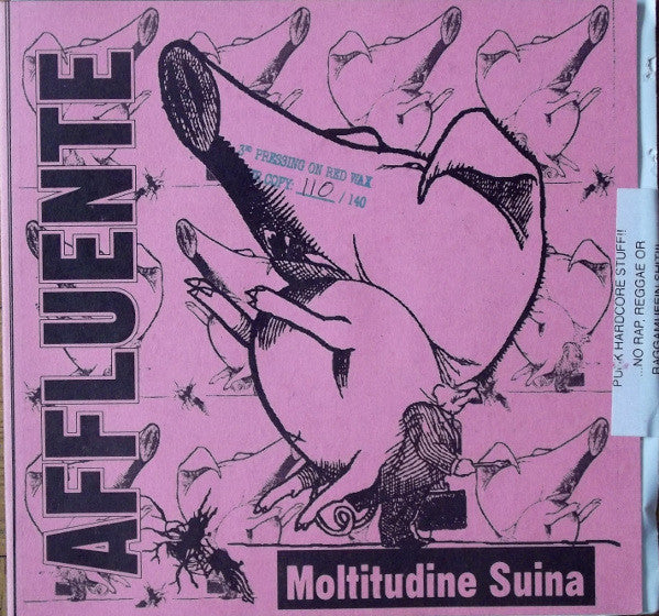 Affluente : Moltitudine Suina (7", EP, Num, RP, Red)