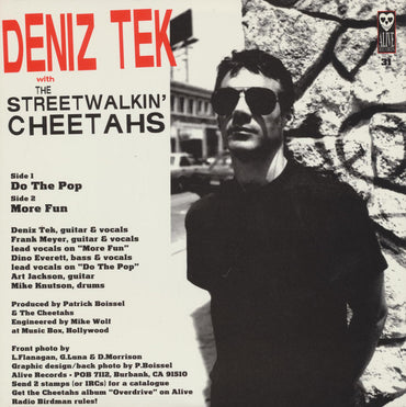 The Streetwalkin' Cheetahs With Deniz Tek : Do The Pop / More Fun (7", Single)