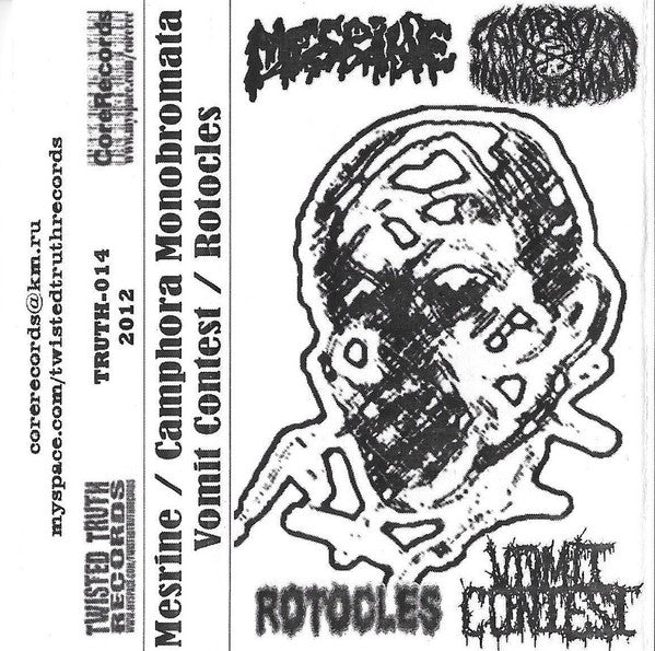 Mesrine / Camphora Monobromata / Vomit Contest / Rotocles : Mesrine / Camphora Monobromata / Vomit Contest / Rotocles (Cass, Ltd)
