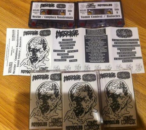Mesrine / Camphora Monobromata / Vomit Contest / Rotocles : Mesrine / Camphora Monobromata / Vomit Contest / Rotocles (Cass, Ltd)