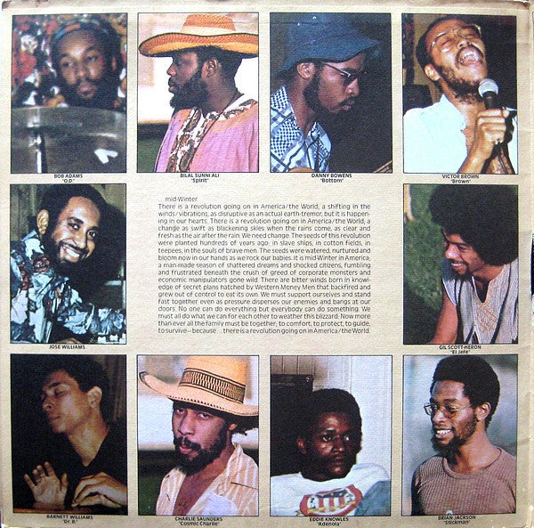 Gil Scott-Heron & Brian Jackson, The Midnight Band : The First Minute Of A New Day (LP, Album, Gat)