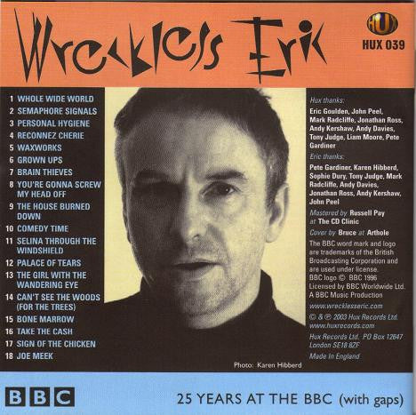 Wreckless Eric : Almost A Jubilee: 25 Years At The BBC (With Gaps) (CD, Album)