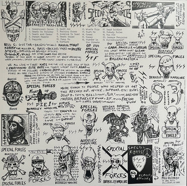 Special Forces (4) : World Domination + 8 Songs To Kill By 1983 Demo (LP, Comp)