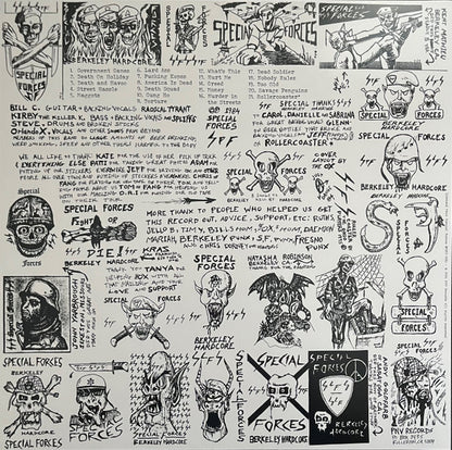 Special Forces (4) : World Domination + 8 Songs To Kill By 1983 Demo (LP, Comp)