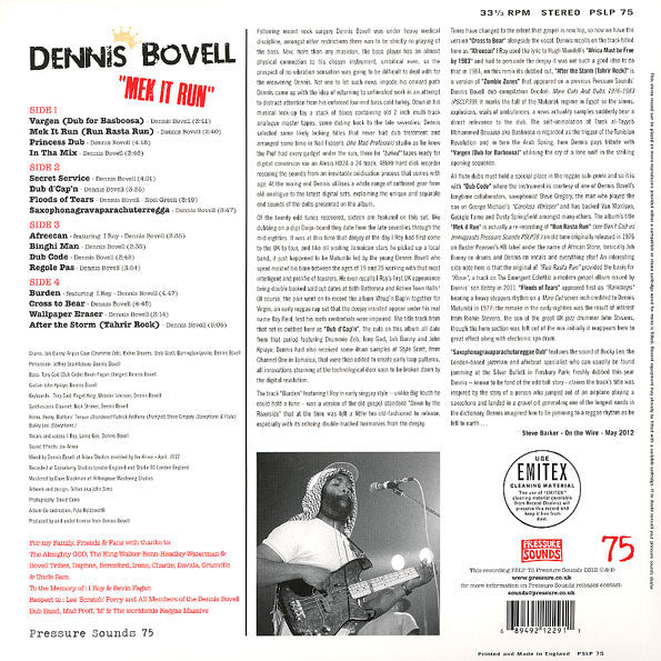 Dennis Bovell : Mek It Run (2xLP, Album)