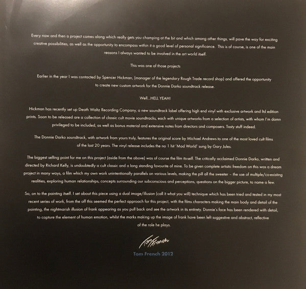 Michael Andrews : Donnie Darko (LP, Ltd, Blu)