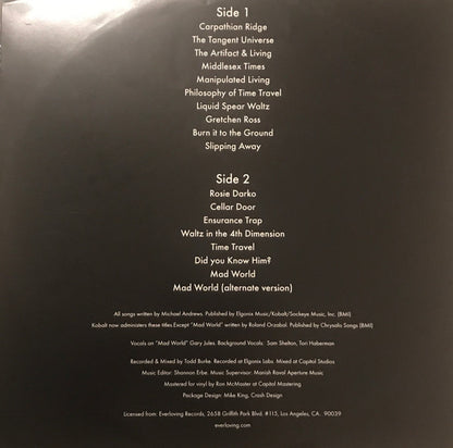 Michael Andrews : Donnie Darko (LP, Ltd, Blu)
