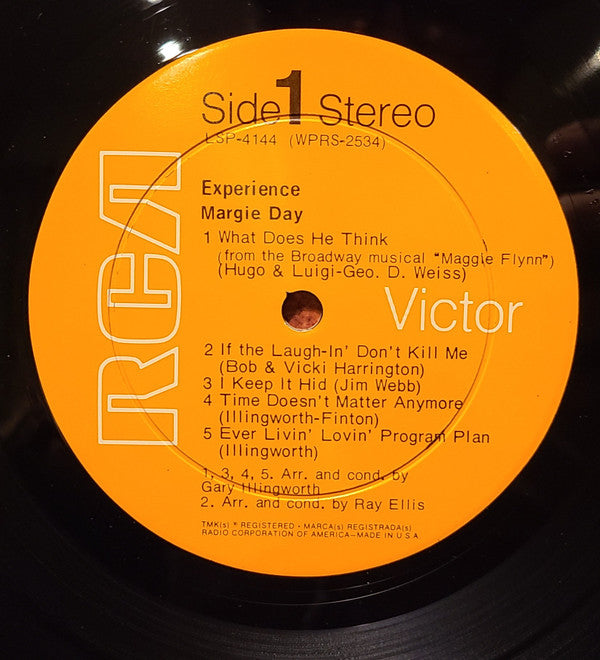 Margie Day : Experience (LP, Album)