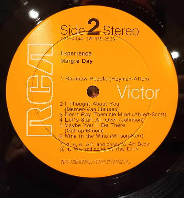 Margie Day : Experience (LP, Album)