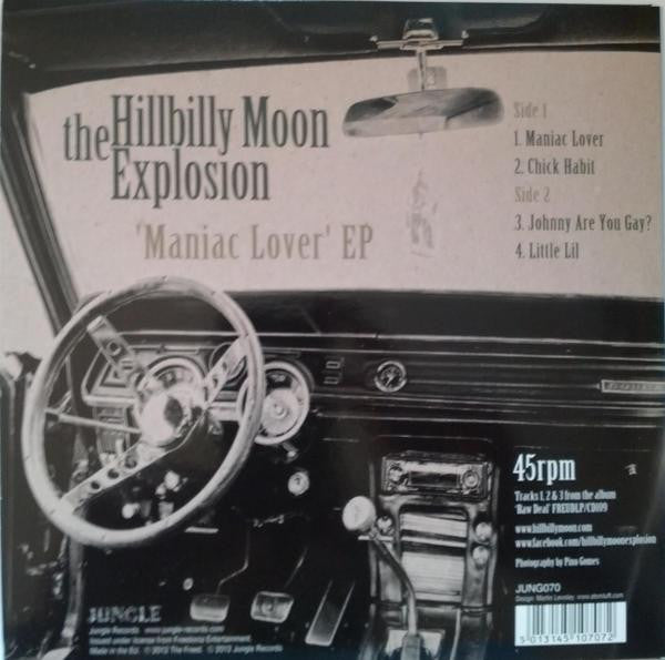 The Hillbilly Moon Explosion : Maniac Lover (7", EP)