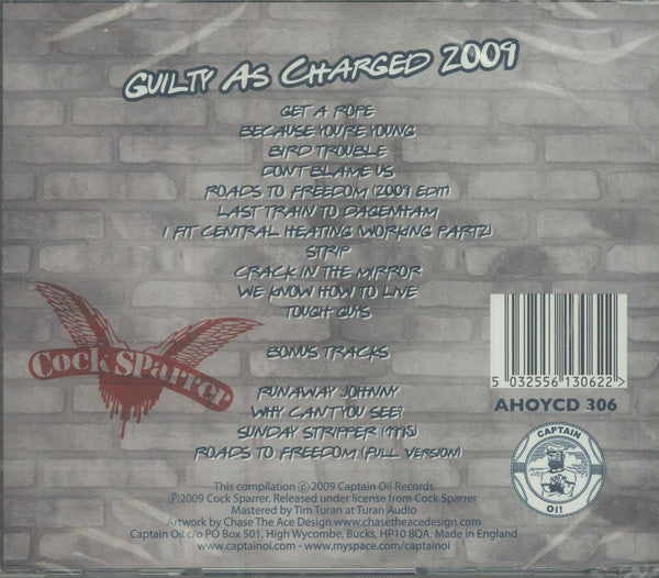 Cock Sparrer : Guilty As Charged 2009 (CD, Album, RE, RM)