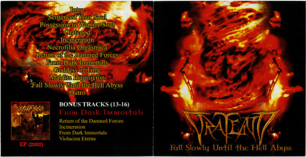 Orategod : Fall Slowly Until The Hell Abyss (CD, Album, RE)