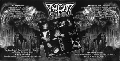 Orategod : Fall Slowly Until The Hell Abyss (CD, Album, RE)