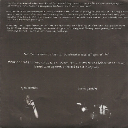 Burned Up Bled Dry : Kill The Body...Kill The Soul... (7", EP)