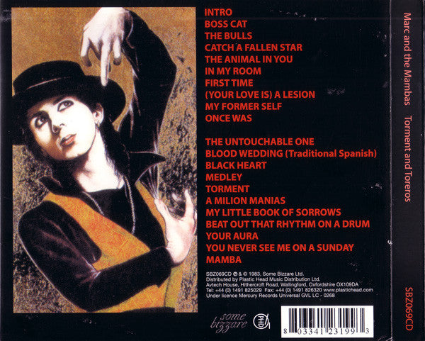 Marc And The Mambas : Torment And Toreros (2xCD, Album, RE, RM, Dig)