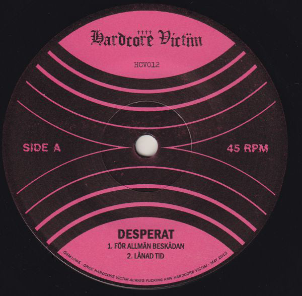 Desperat : Början På Slutet (7")