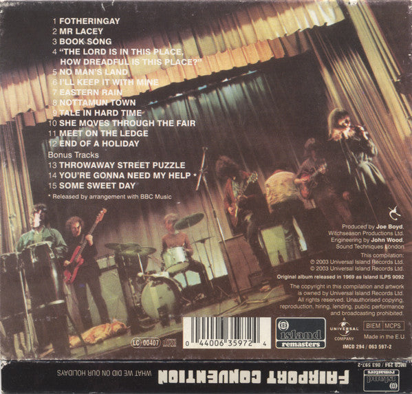 Fairport Convention : What We Did On Our Holidays (CD, Album, RE, RM, Dis)