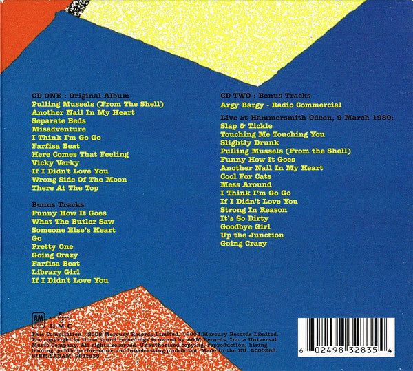 Squeeze (2) : Argybargy (2xCD, Album, Dlx, RE, RM)