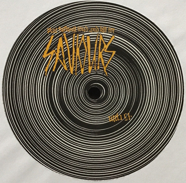 Saviours : Warship (12", S/Sided, EP, Etch, RP, Cle)