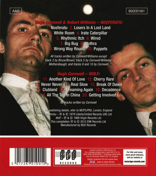 Hugh Cornwell & Robert Arthur Williams : Nosferatu / Wolf (CD, Comp, RM)