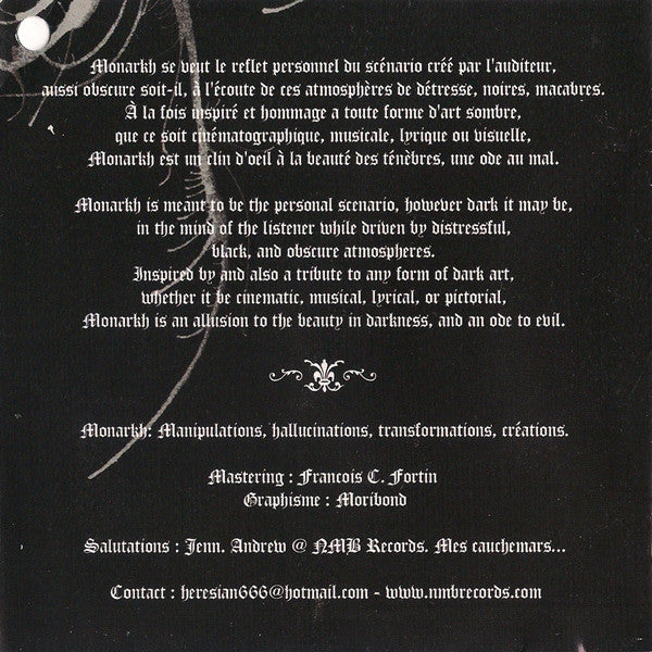 Monarkh : Rites Profanes (CD)
