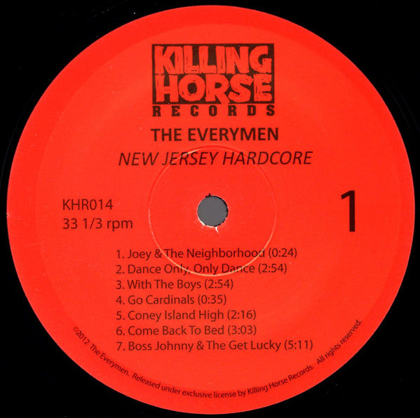 The Everymen : New Jersey Hardcore (LP + CD)