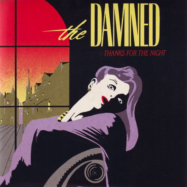 The Damned : Thanks For The Night (7", Ltd, Blu)