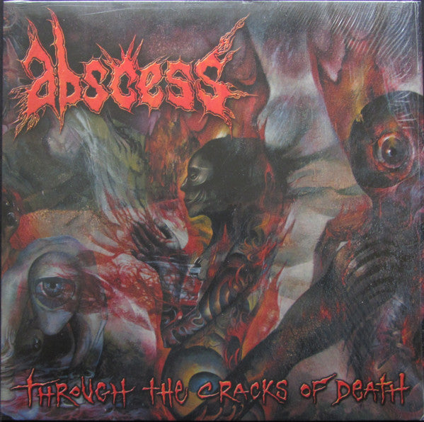 Abscess (2) : Through The Cracks Of Death (LP, Album, RE)