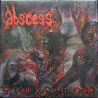 Abscess (2) : Through The Cracks Of Death (LP, Album, RE)