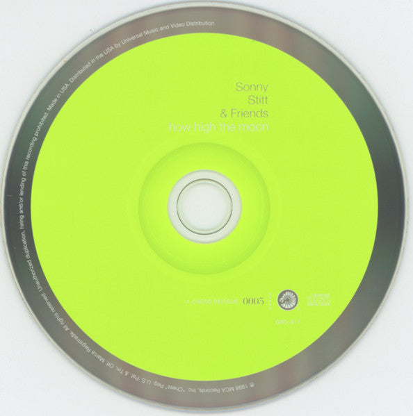 Sonny Stitt : How High The Moon (CD, Comp, RM)